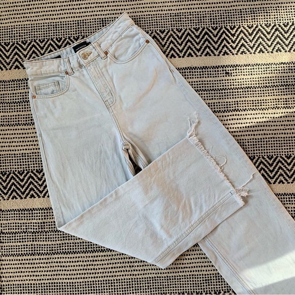 Frank and Oak Nina Wide Leg Cropped Jeans size 25 - Picture 2 of 10